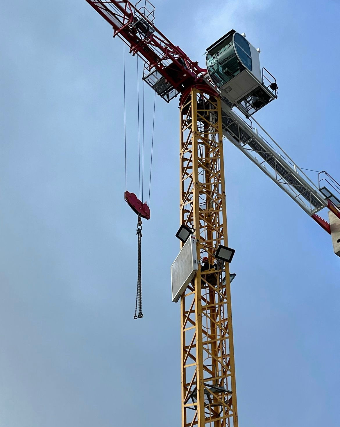 Éclairage provisoire de chantier