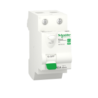 Resi9 XE - interrupteur différentiel - 2P - 63A - 30mA - Type A - embrochable