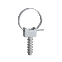 Mureva FIX - Instacables pour conduits Ø16-32 mm - Gris - avec Cheville filetée - 100 pc(s)